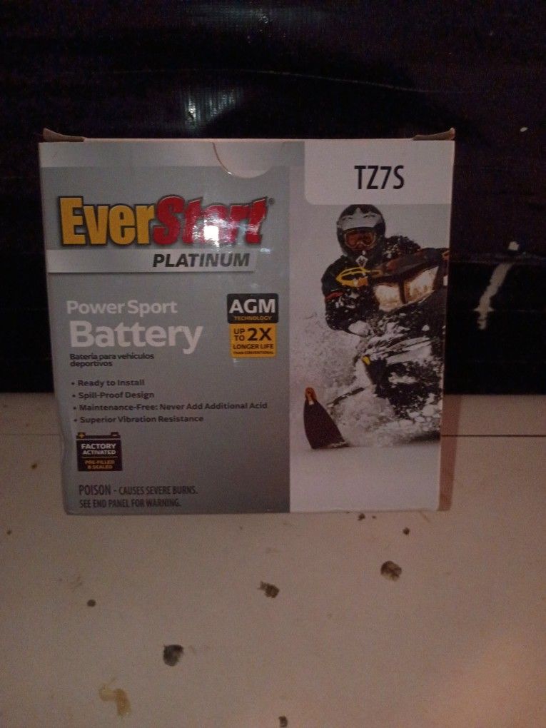 Ever Start Motorcycle Platinum AMG Battery