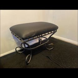 Black Unique Vintage Ottoman 