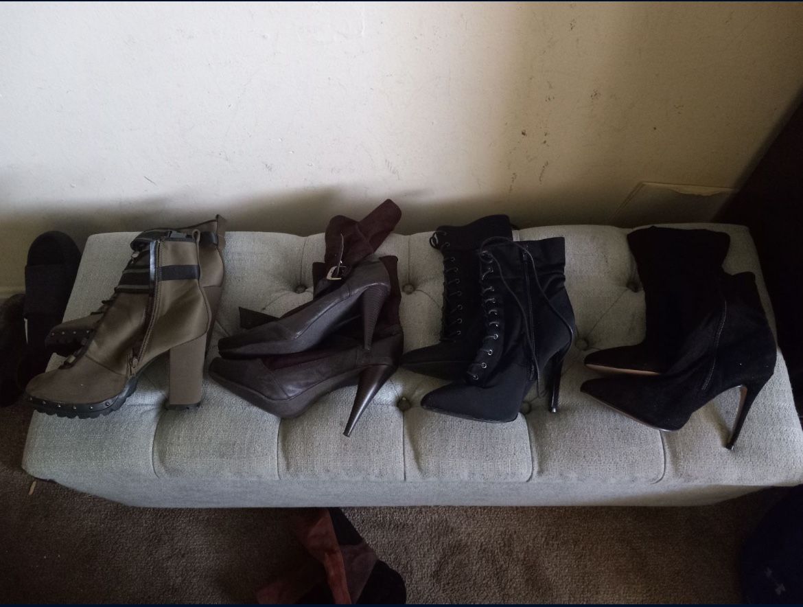 women heels size 10 excellent condition 20.00 per shoe or u can have all 26 pairs for 325.00