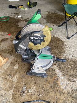 Hitachi miter saw