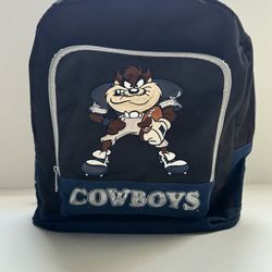 1998 Tasmanian Devil Dallas Cowboys Play Football Youth Backpack 