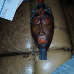 Hand-Made African Tribal Mask 16" 