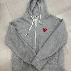 * SALE AS IS* CDG ZIPPED HOODIE