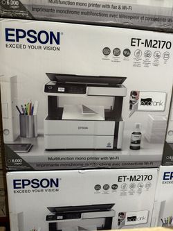 Epson EcoTank ET-M2170 Wireless All-In-One Monochrome Printer New