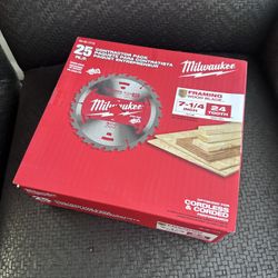 MILWAUKEE 7-1/4 in. 24-Tooth Wood Cutting Framing Circular Saw Blade (25-Pack)