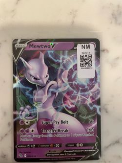 Pokémon Mewtwo V Super PSY- Bolt and Transfer Break Moves