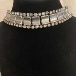Vintage Rhinestone Panel Bracelet 