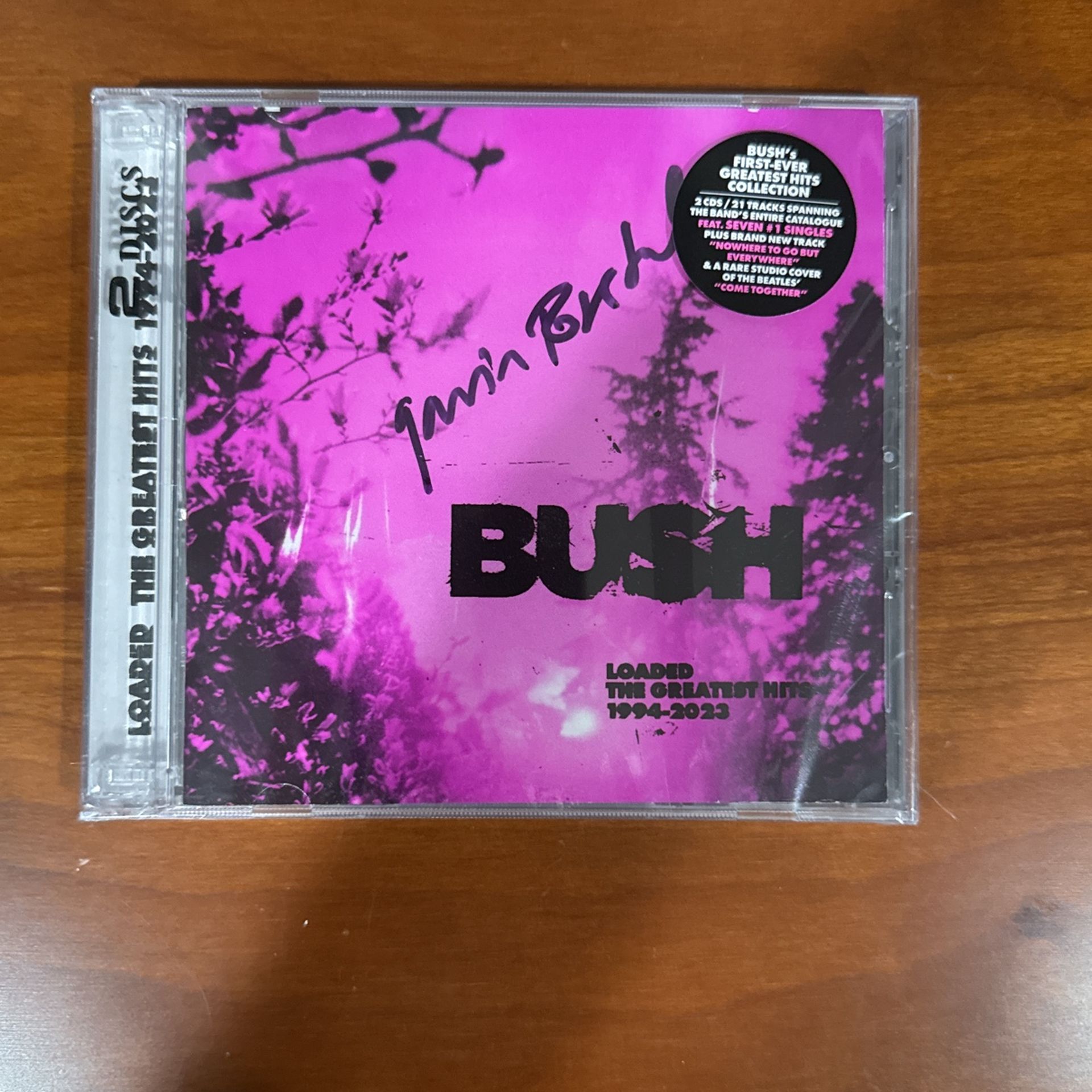 BUSH SIGNED CD