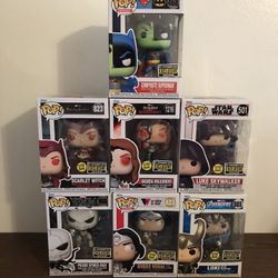 Funko Pop lot marvel bundle