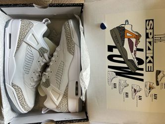 Jordan Spizikes - White (Size 10.5)