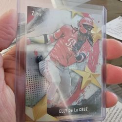 Cincinnati Reds Elly De La Cruz '25 Topps Stars Of MLB Insert Baseball Card 