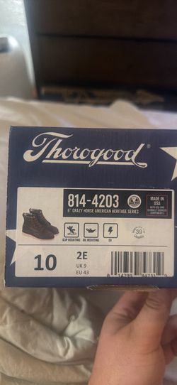 Thorogood work boots size 10 wide