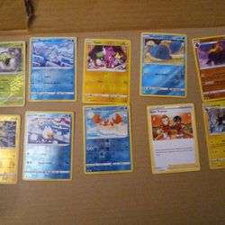 Variety Of Pokemon Cards