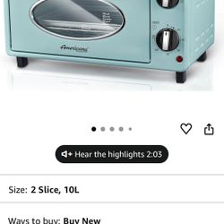 Retro Countertop Toaster Oven