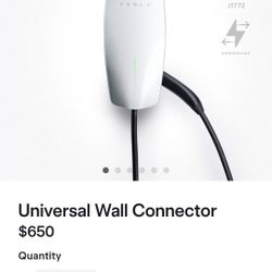 Tesla Charger And Stand Available 