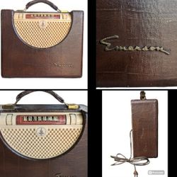Antique Emerson Model 656,657 Brown Radio 
