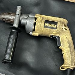 Dewalt 
DW235G VSR DRILL/Driver 1/2IN

7.8 A Power Rating, 1/2 in, 13 mm Chuck Size, Maximum Speed: 850 rpm, Reversible

Helical-cut steel, heat-treat