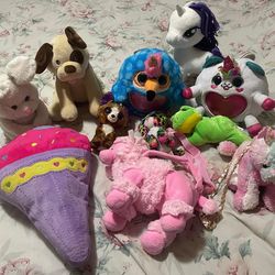 mixed stuffed animals for girls