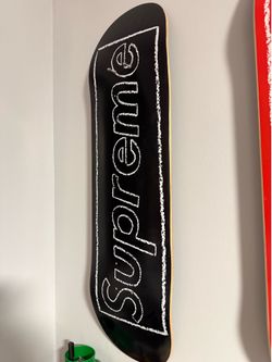Supreme KAWS Chalk Logo Skateboard 7 Deck