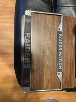 Raiders License plate