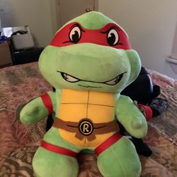 Teenage Mutant Ninja Turtles Raphael Plush Backpack  BRAND NEW NEVER USED