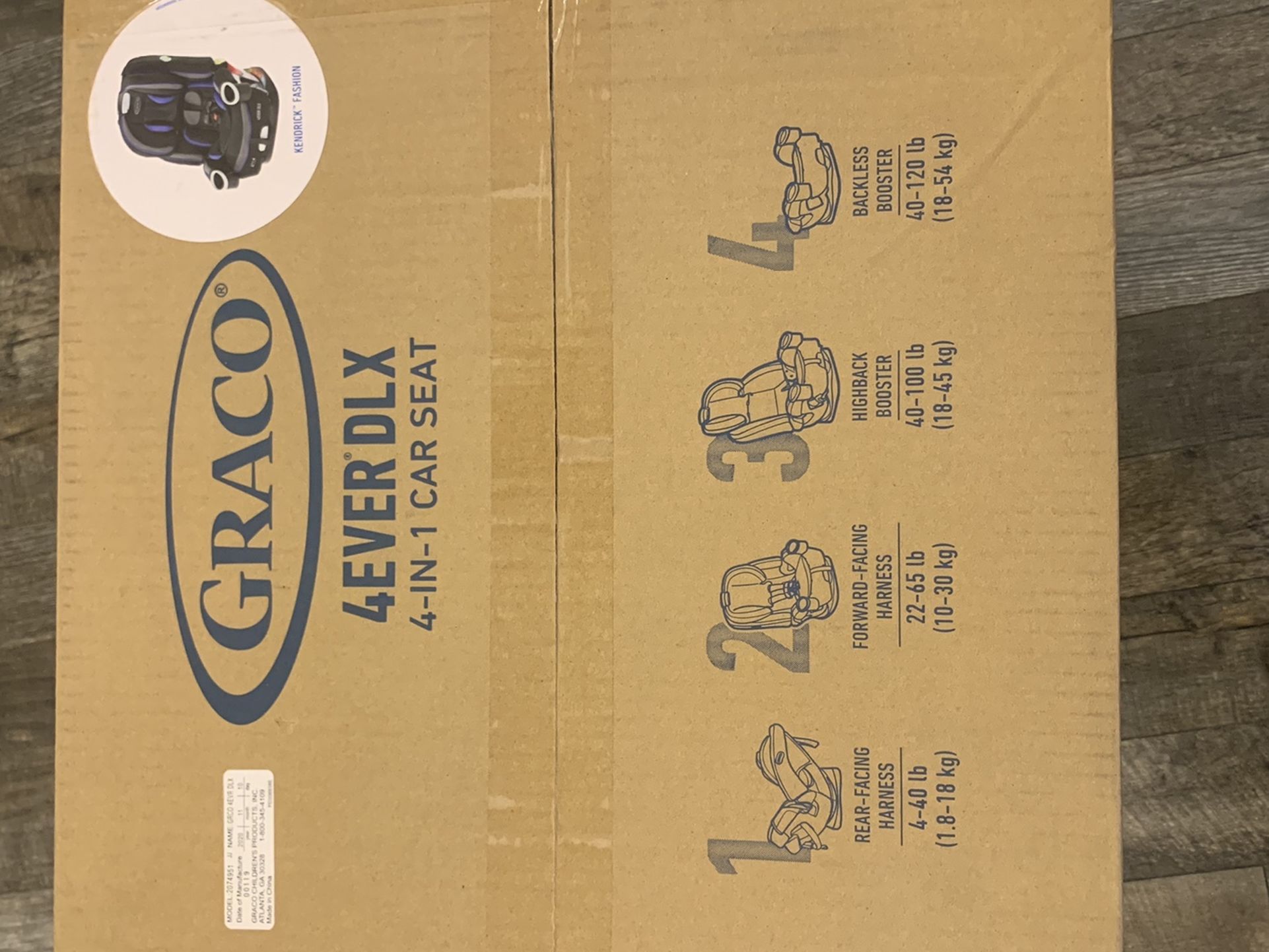 Graco 4Ever DLX 4 in 1 Car Seat | Infant to Toddler Car Seat, with 10 Years of Use, Kendrick