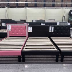 Twin Size Bed Frame With Mattress 