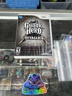 Guitar Hero Metallica Wii $55 Gamehogs 11am-7pm