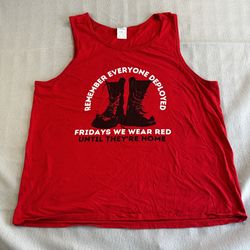 RED Friday Tank Top