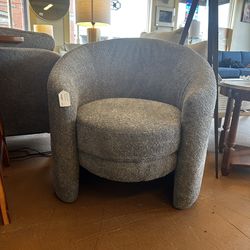 Grey Boucle Chair