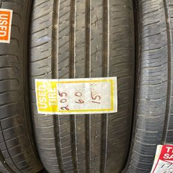 205/60/15 One Tire Used In Good Condition 