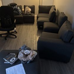 6 piece sectional couch with ottoman not pictured 