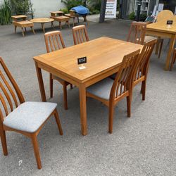 Danish Teak Drawleaf Dining Table - *SOLD*