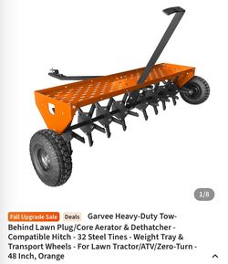 Garvee 48-Inch Tow-Behind Lawn Plug Aerator