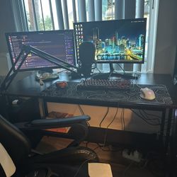 Desk and Bookshelf (Can be sold Separately)