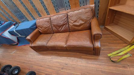 leather sofa