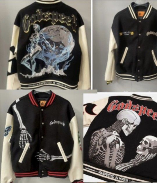 GODSPEED VARSITY JACKET TWO COLORS ALL SIZES AVAILABLE PLEASE NEW JERSEY ONLY