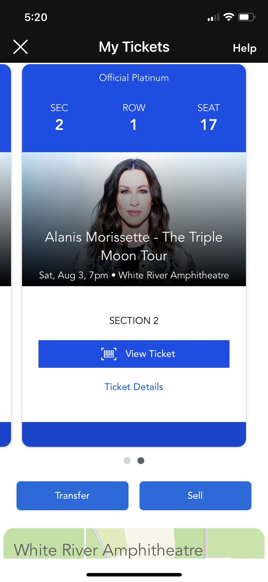 Front Row Alannis Morissette Tickets!!