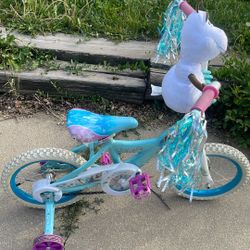 Frozen 14in Bike With Training Wheels 