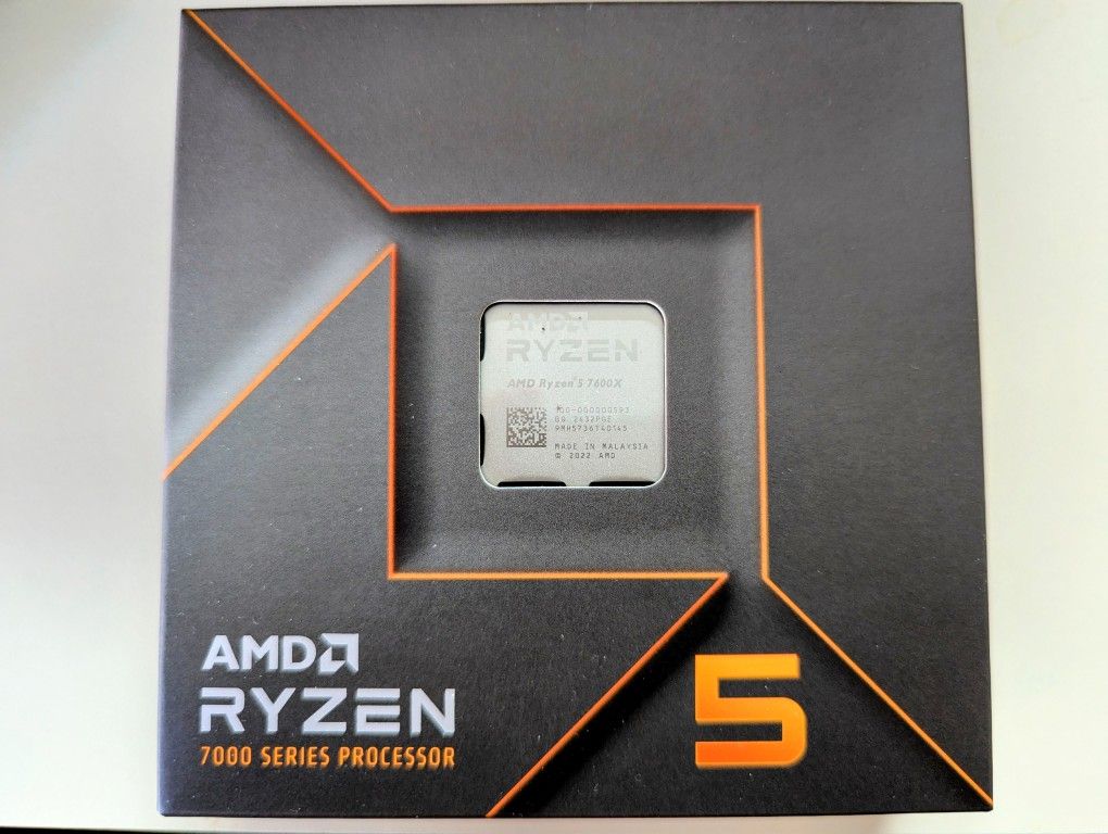 New In box Sealed Amd Ryzen 5 7600x Am5 CPU Processor Gaming 2024