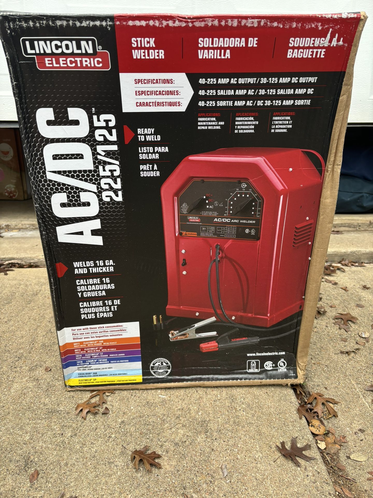 Lincoln Electric AC/DC 225/125 Stick Welder