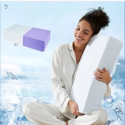 https://offerup.com/redirect/?o=TXIuWWU= Cooling Memory Foam Pillows 1 Pack Supportive Bed Pillows for Sleeping with Removable Pillow Cover for Back, 