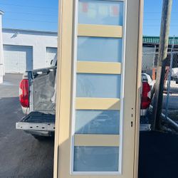 Exterior Hurricane Impact Entry Door With Frame 36x96
