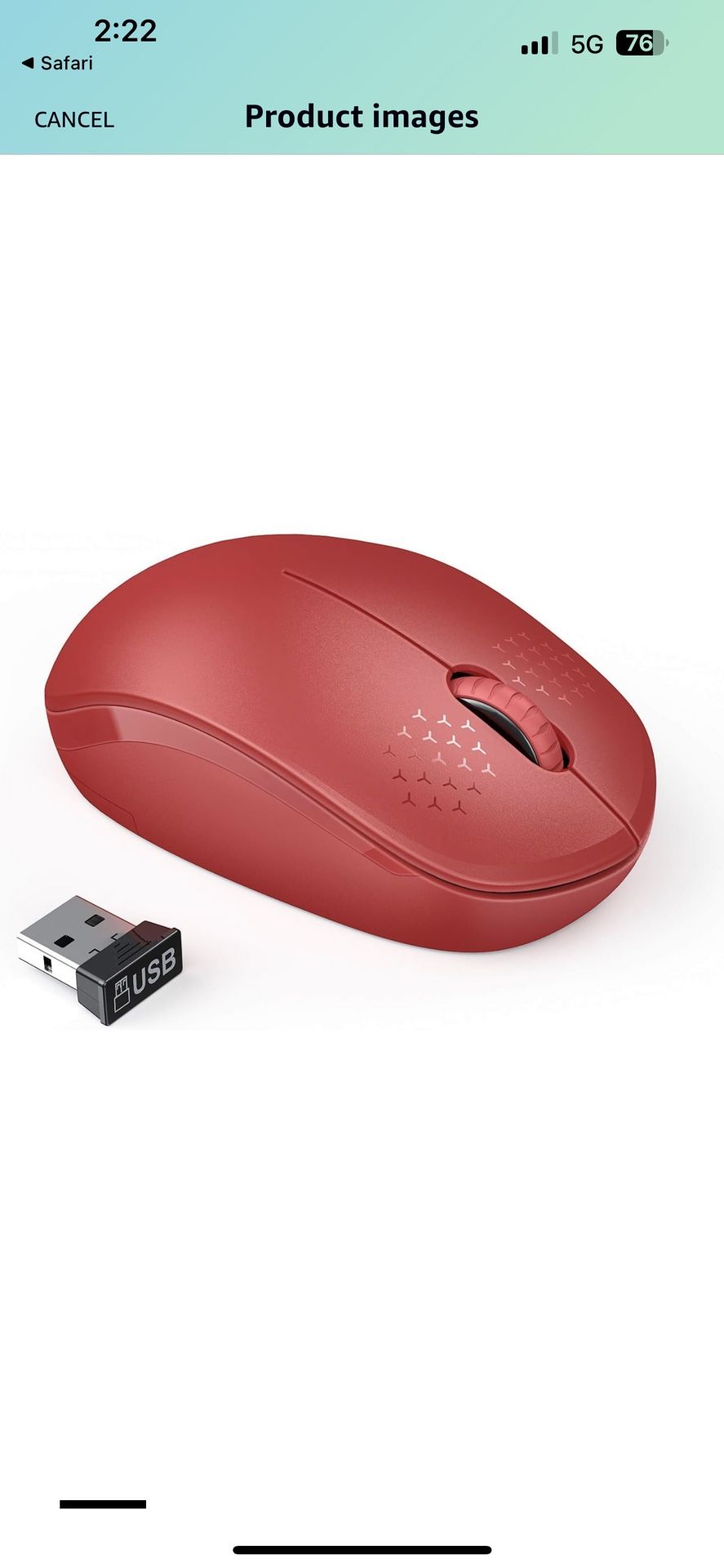 reenda 2.4G wireless mouse Plug and play