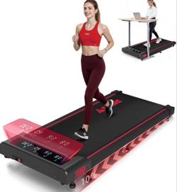 NEW Under Desk Walking Pad Treadmill w/ Remote & LED Display