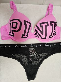 Brand New Pink Victoria's Secret 36B Med hotpink Panty $36.00