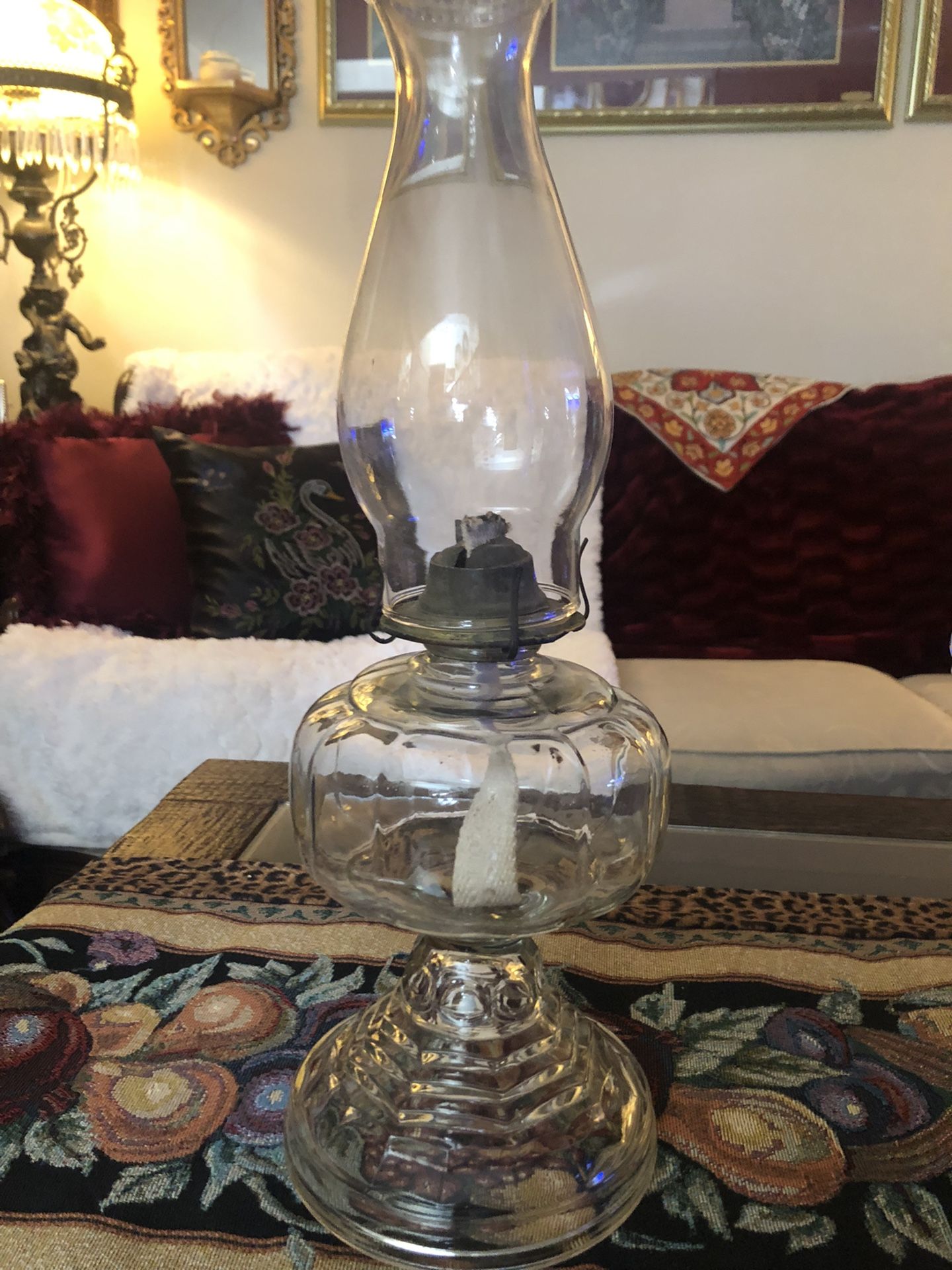 Antique Oil Lamp