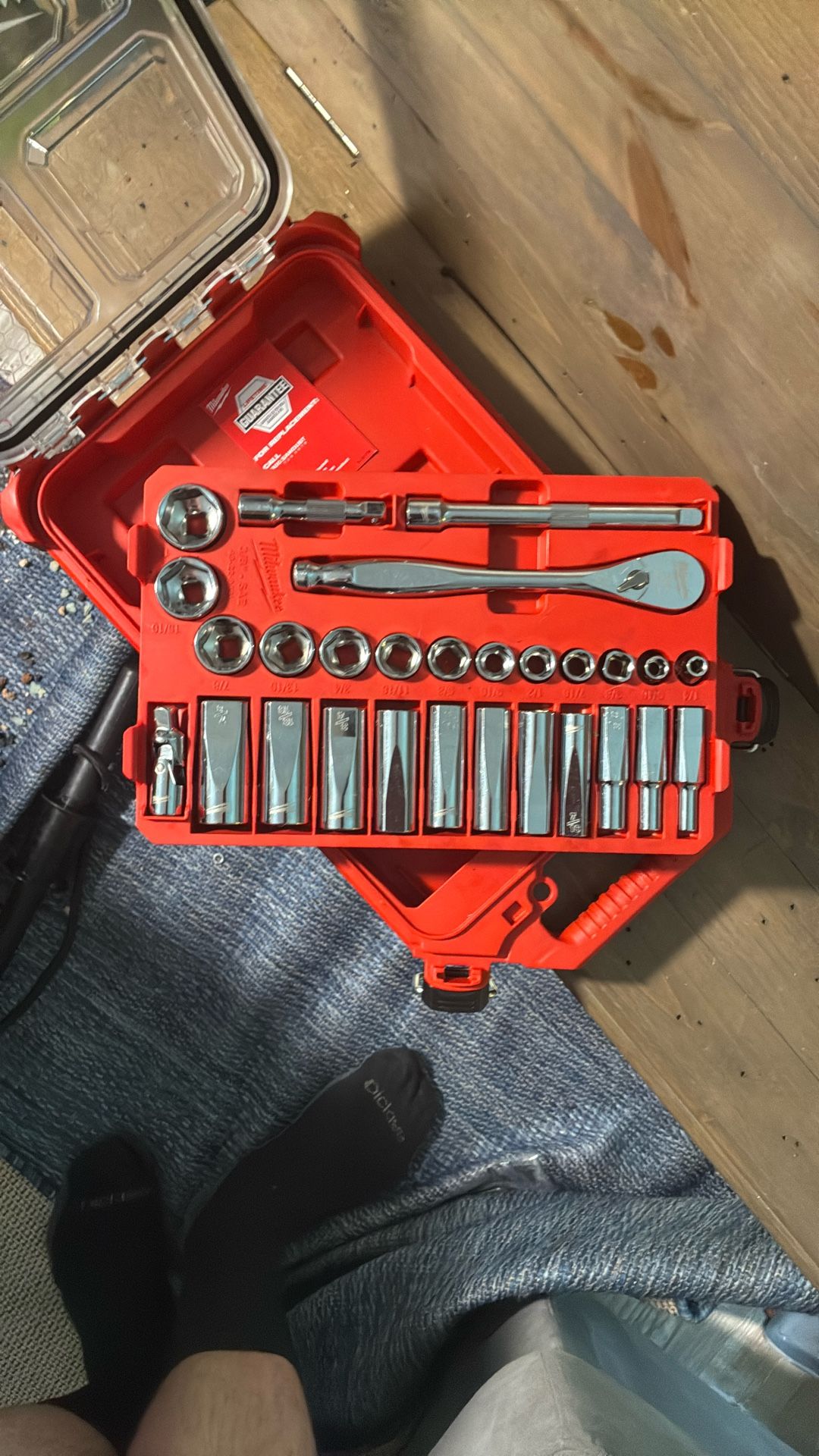 Milwaukee Packout 3/8in SAE Ratchet And Socket