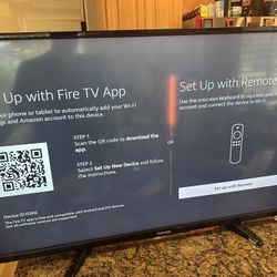 50" Toshiba Amazon Fire Tv