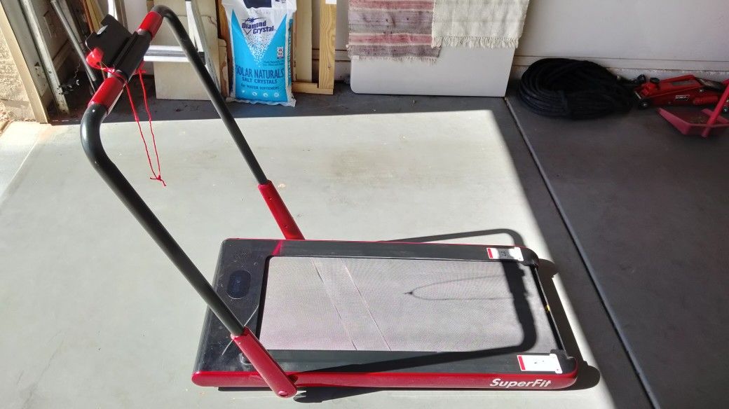 SuperFit 2-in-1 Folding Treadmill